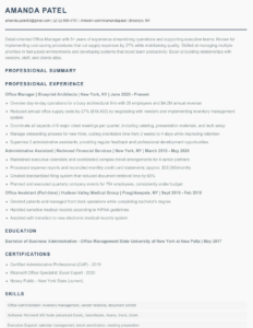 Office Manager Resume Examples & Templates 2025 - Resume.AI